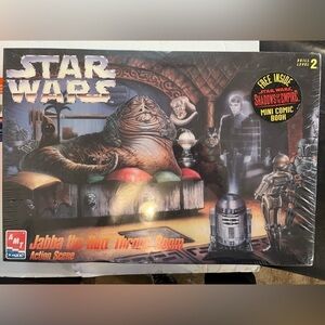 AMT ERTL Jabba the Hutt Throne Room Star Wars Model Kit Scene 1995